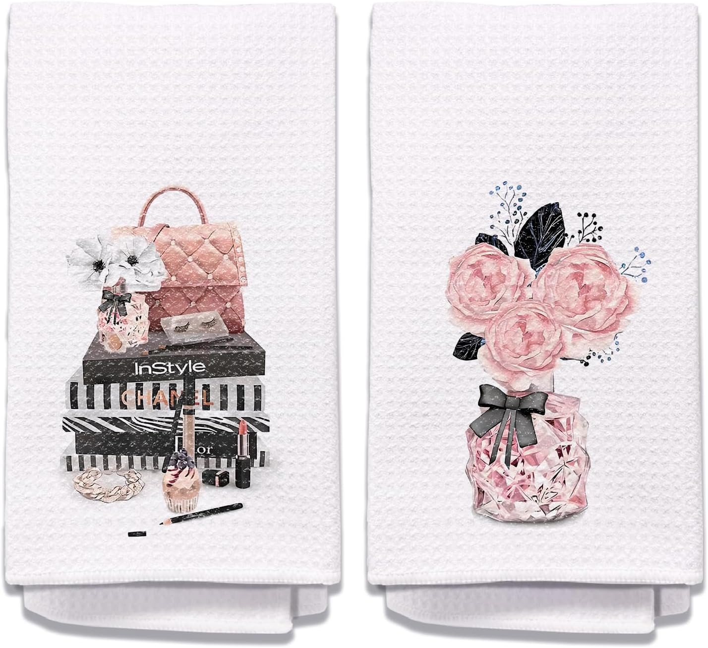 Pink Bathroom Accessories Pink Hand Towels for Bathroom Decorative Towels for Washroom Bath Towels