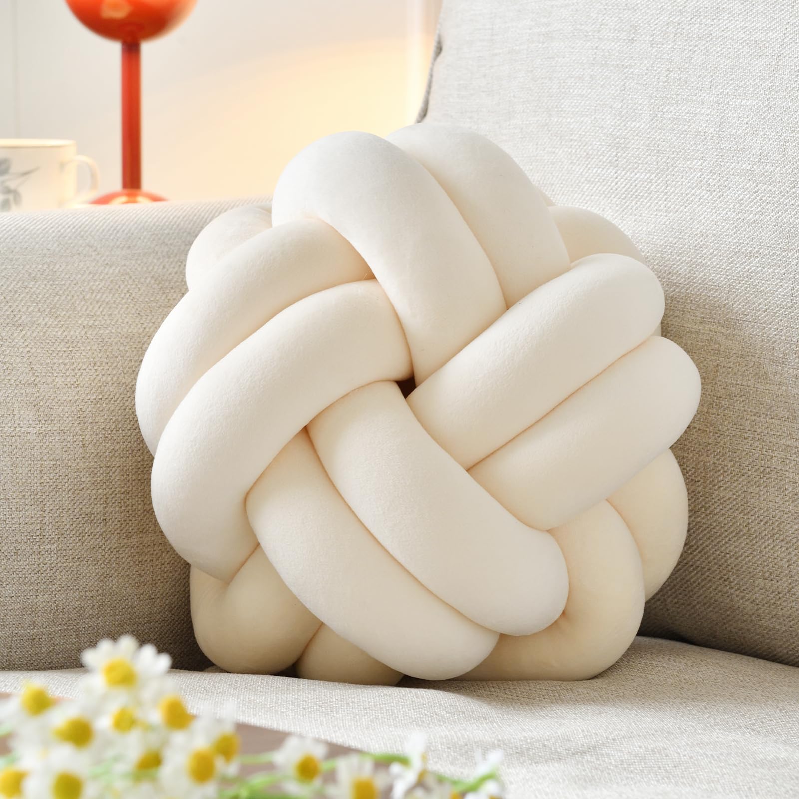 Seashell Decorative Pillow â€?Soft Clam-Shaped Cushion for Sofa, Bed, or Living Room