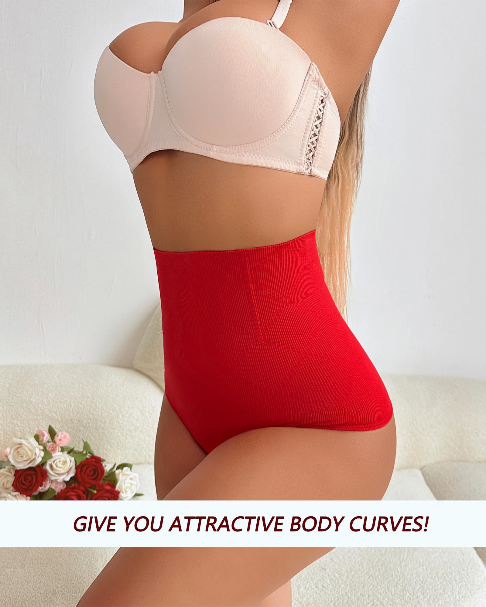 Shapewear Thong Shapewear Tummy Control Thong Shapewear for Women Stomach Girdle Thong Body Shaper Seamless Underwear