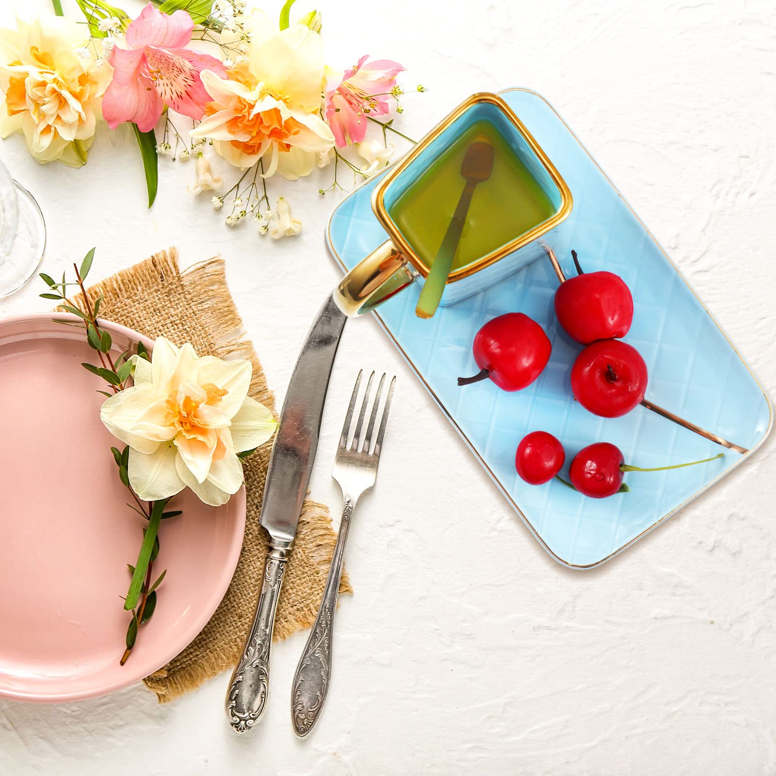 Set Coffee Mug Elegant Handbag Shaped Cup Modern Ceramic Purse Mug with Spoon and Saucer, 10oz Cute Creative Tea Cup