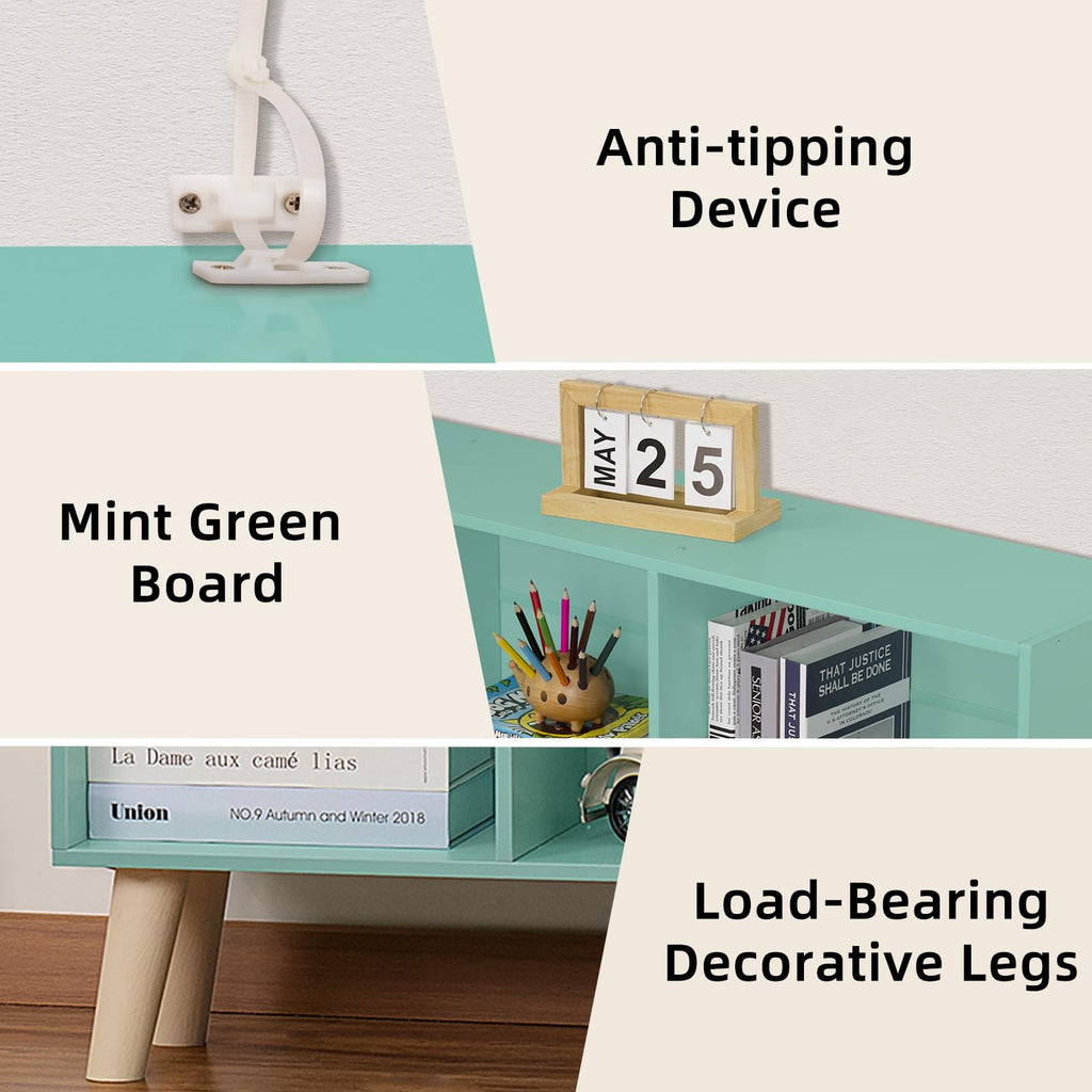 Modern Bookshelf - Large Freestanding Open