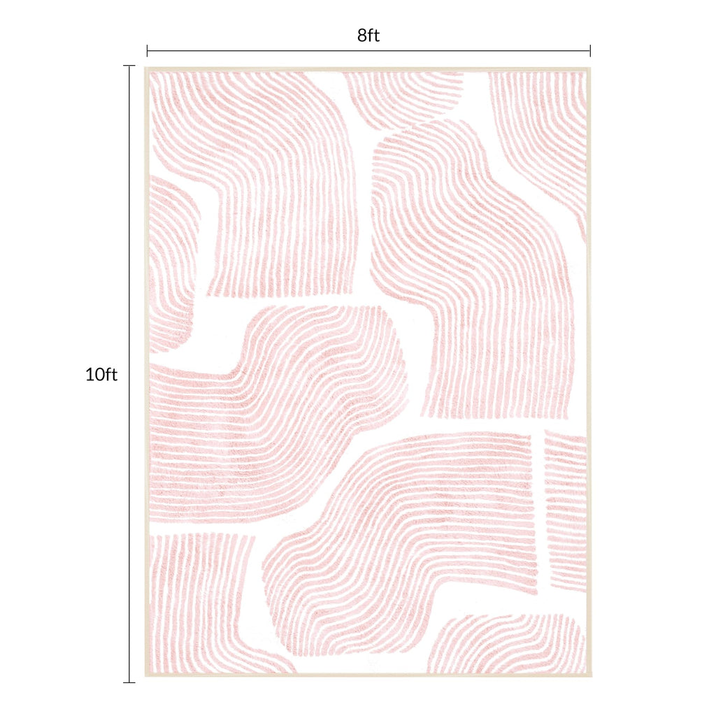 Zen Garden Area Rug - Ultra Soft Area Rug, Non Slip, Stain Resistant Living Room Rug, Washable Area Rugs for Living Room, Rugs for Bedroom