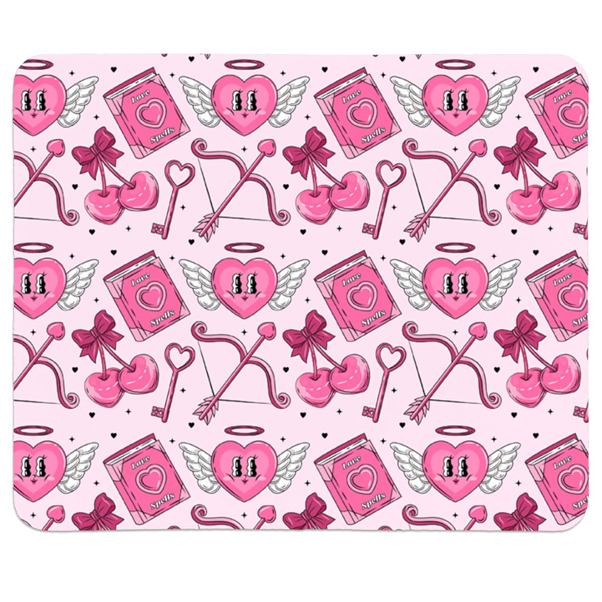 Coquette Bow Mouse Pad, Trendy Mouse Pad, Preppy Cute Mouse Pad for Desk Home Office & Gaming, 9.5x7.9 inches