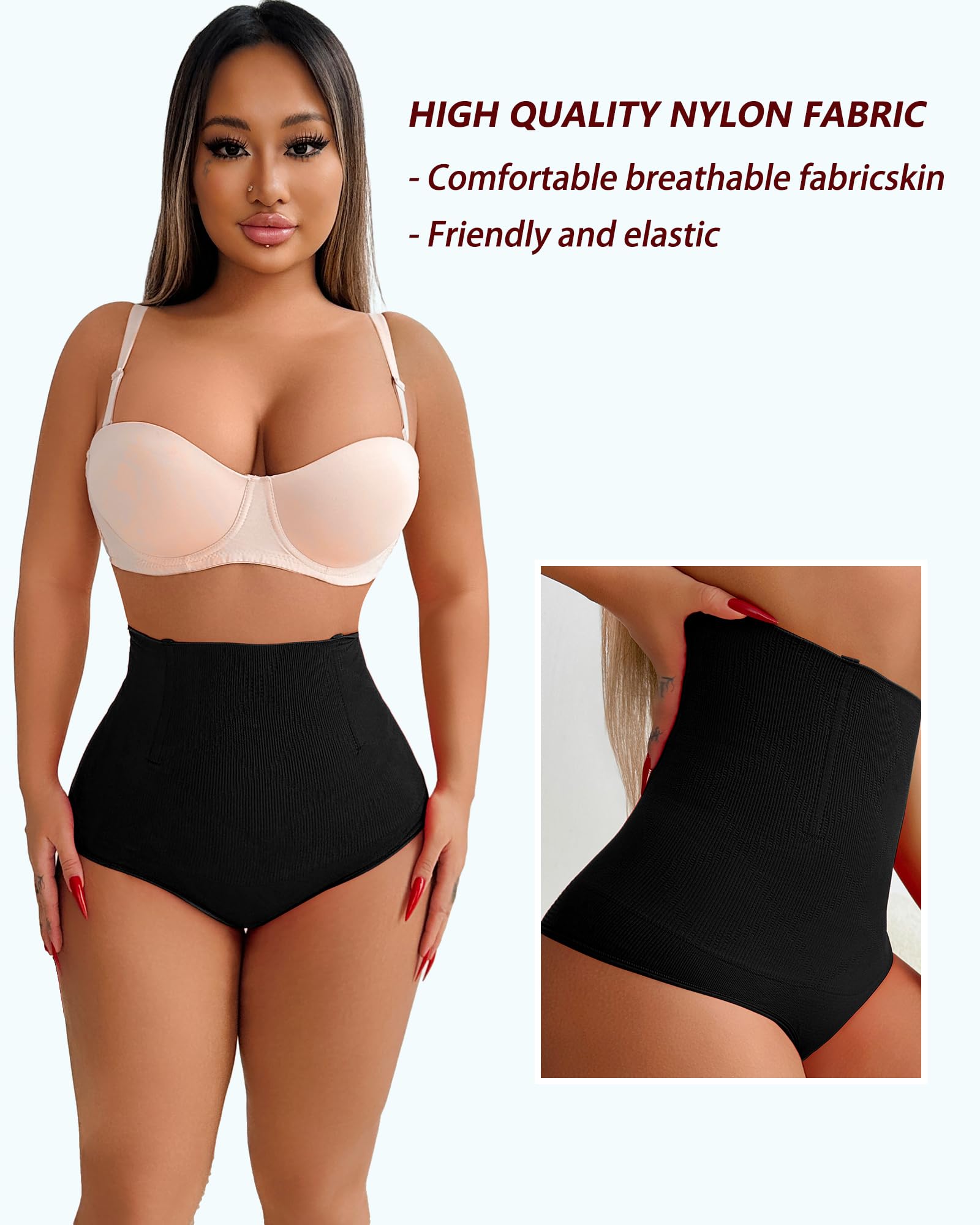 Shapewear Thong Shapewear Tummy Control Thong Shapewear for Women Stomach Girdle Thong Body Shaper Seamless Underwear