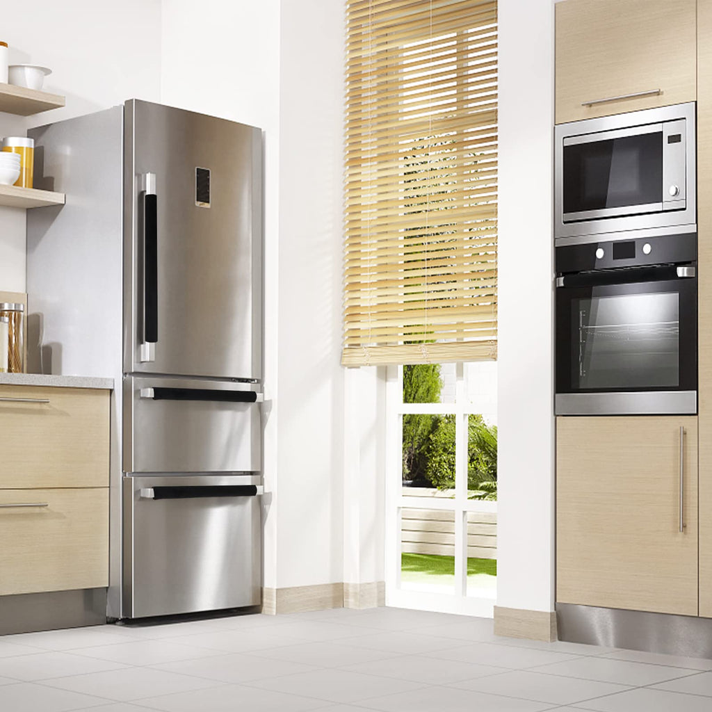 Refrigerator Door Handle Covers Kitchen Decor Keep Appliance Clean Anti-Static Stains for Fridge Dishwashers Velvet 3PCS