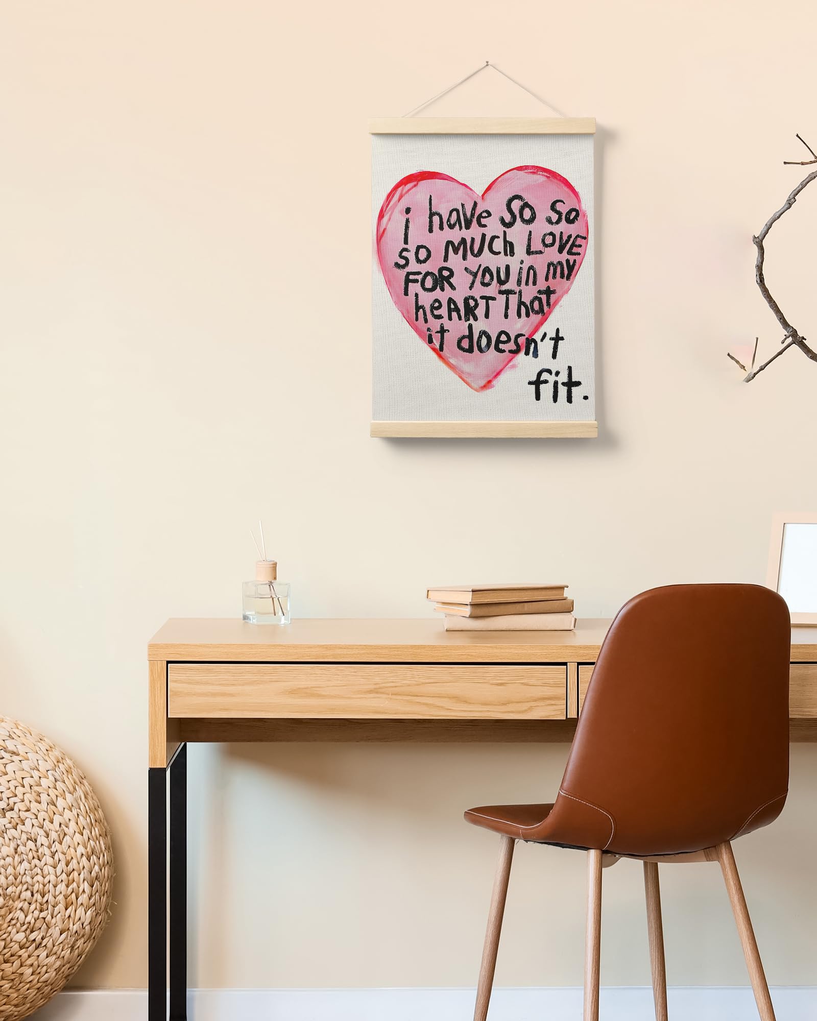 Trendy Preppy Poster Hanger Frame, Aesthetic Wall Art Decor