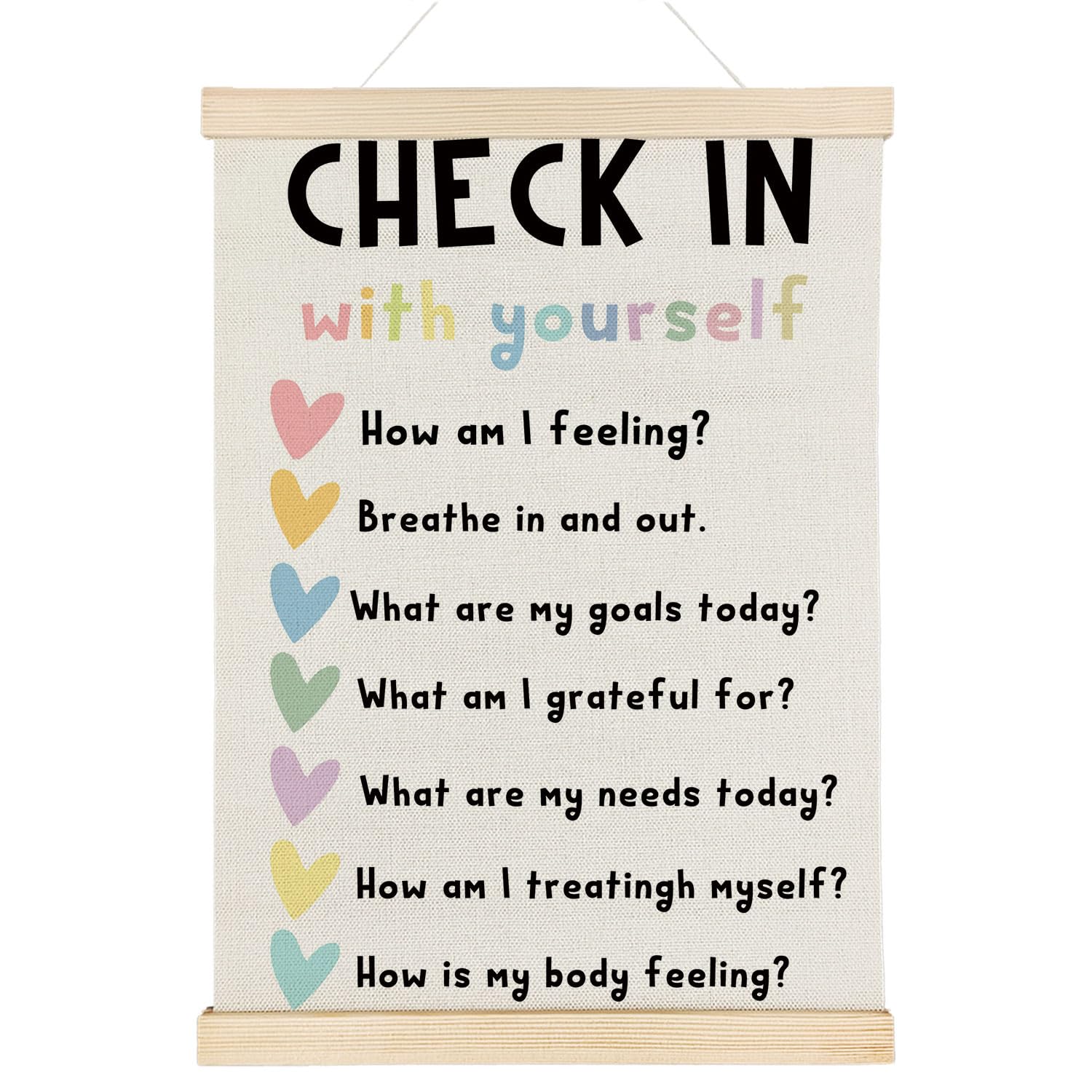 Coquette Teacher Wall Decor - Preppy Teacher Wall Art with Wooden Poster Hanger, for Office & Classroom, 12x16 Inch