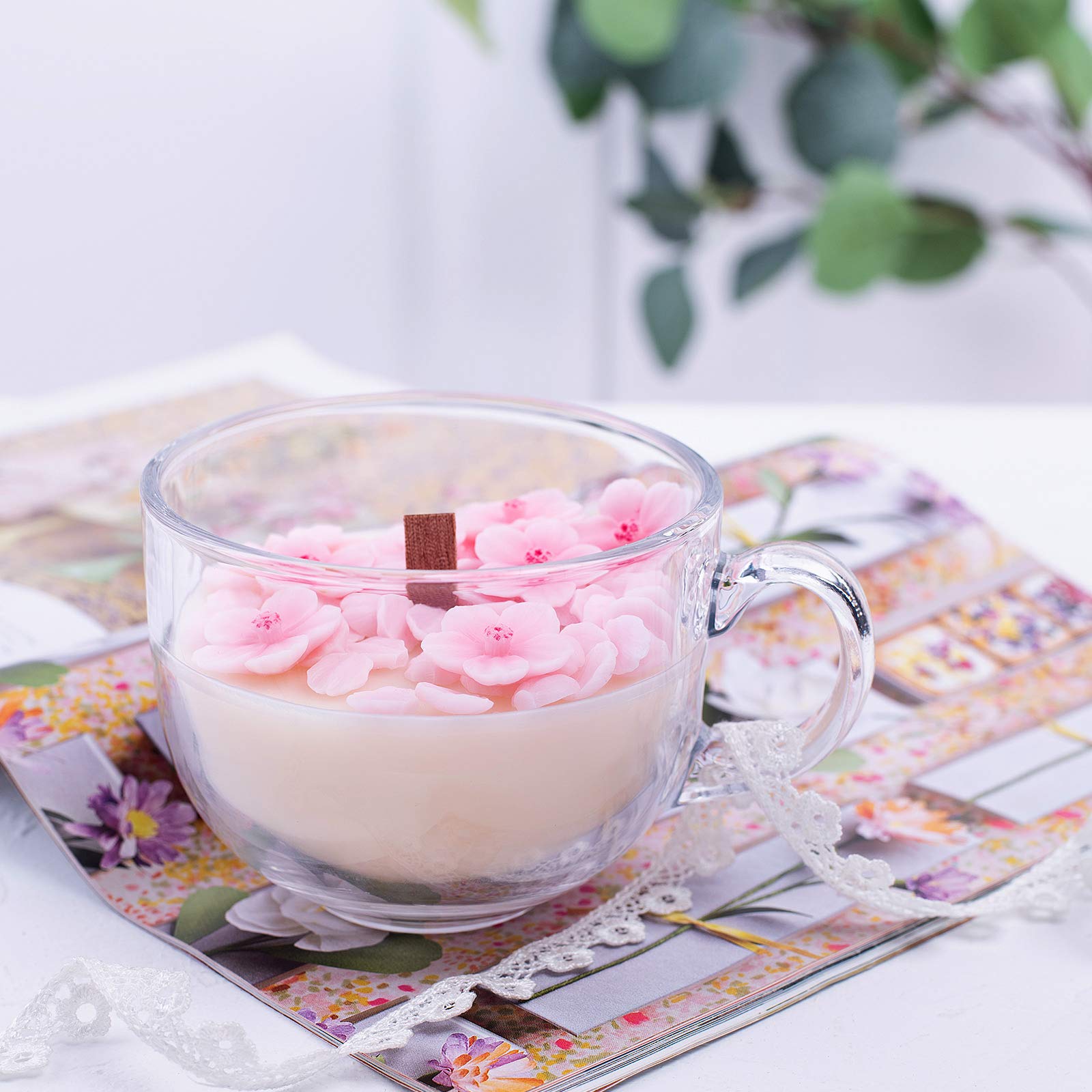 Cereal Bowl with Metal Spoon Scented Soy Candle