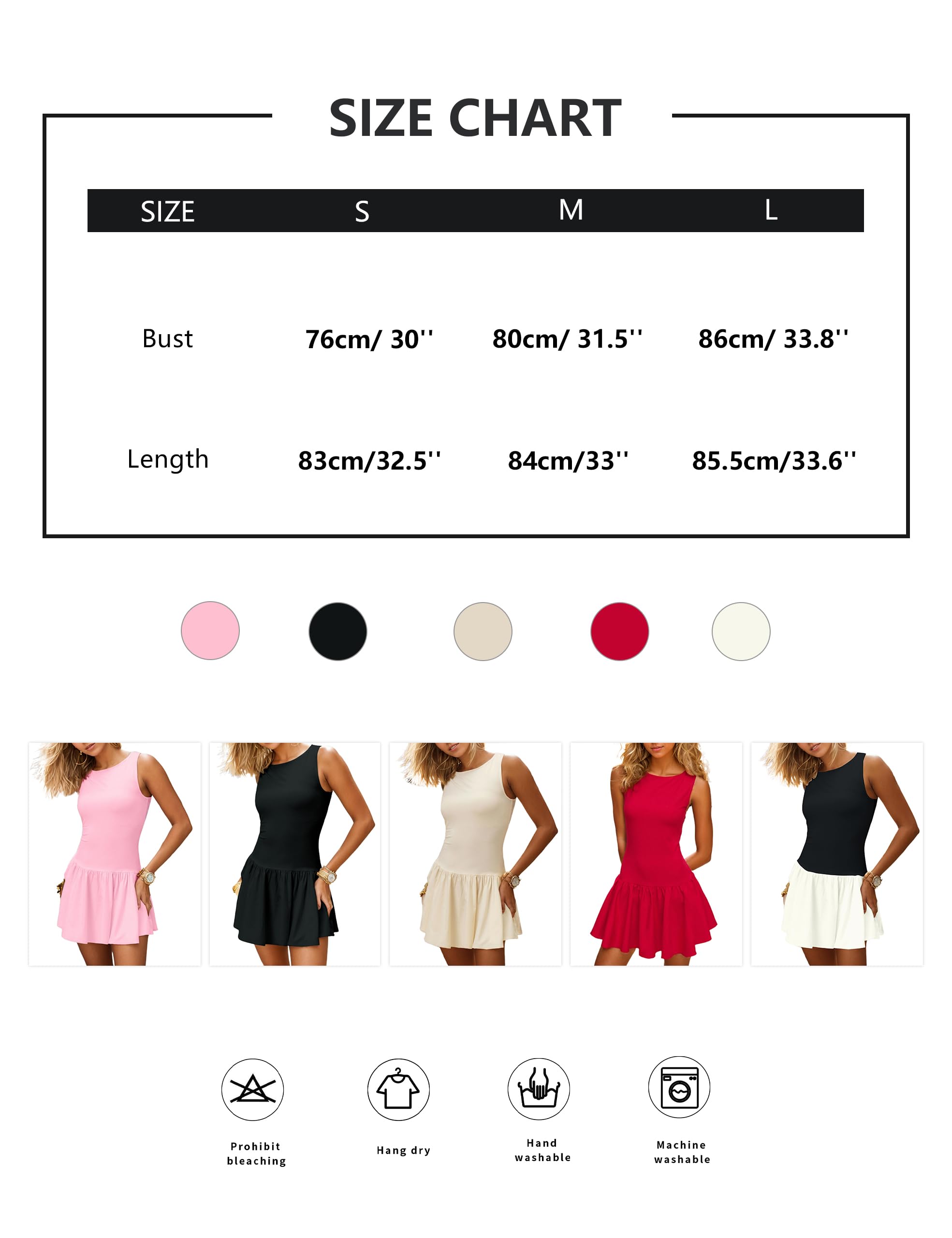 Womens Sleeveless Mini Tank Dress Boat Neck Drop-Waist A Line Dress Casual Slim Fit Flared Short Flowy Dresses