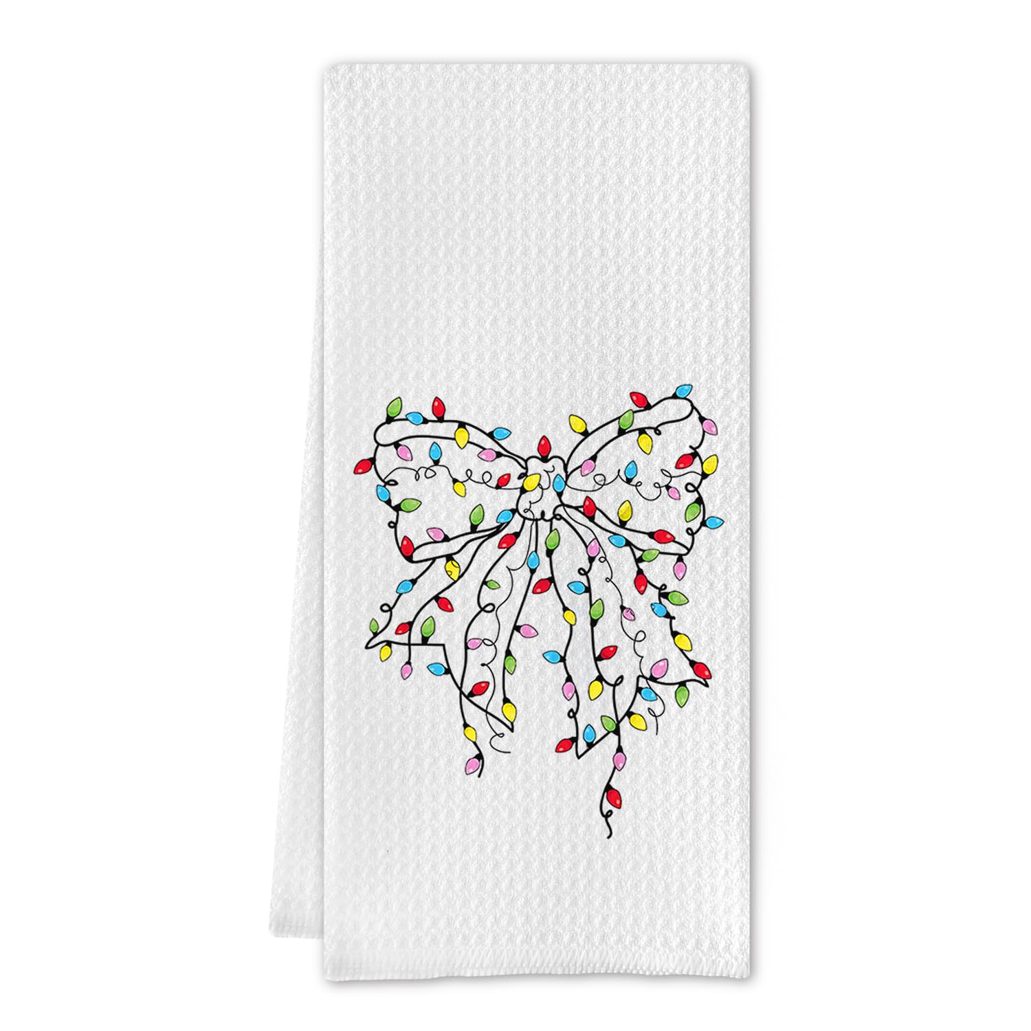 Lace Bow Dish Towels,Tea Towel, Bathroom Decor 16 X 24 Set of 2