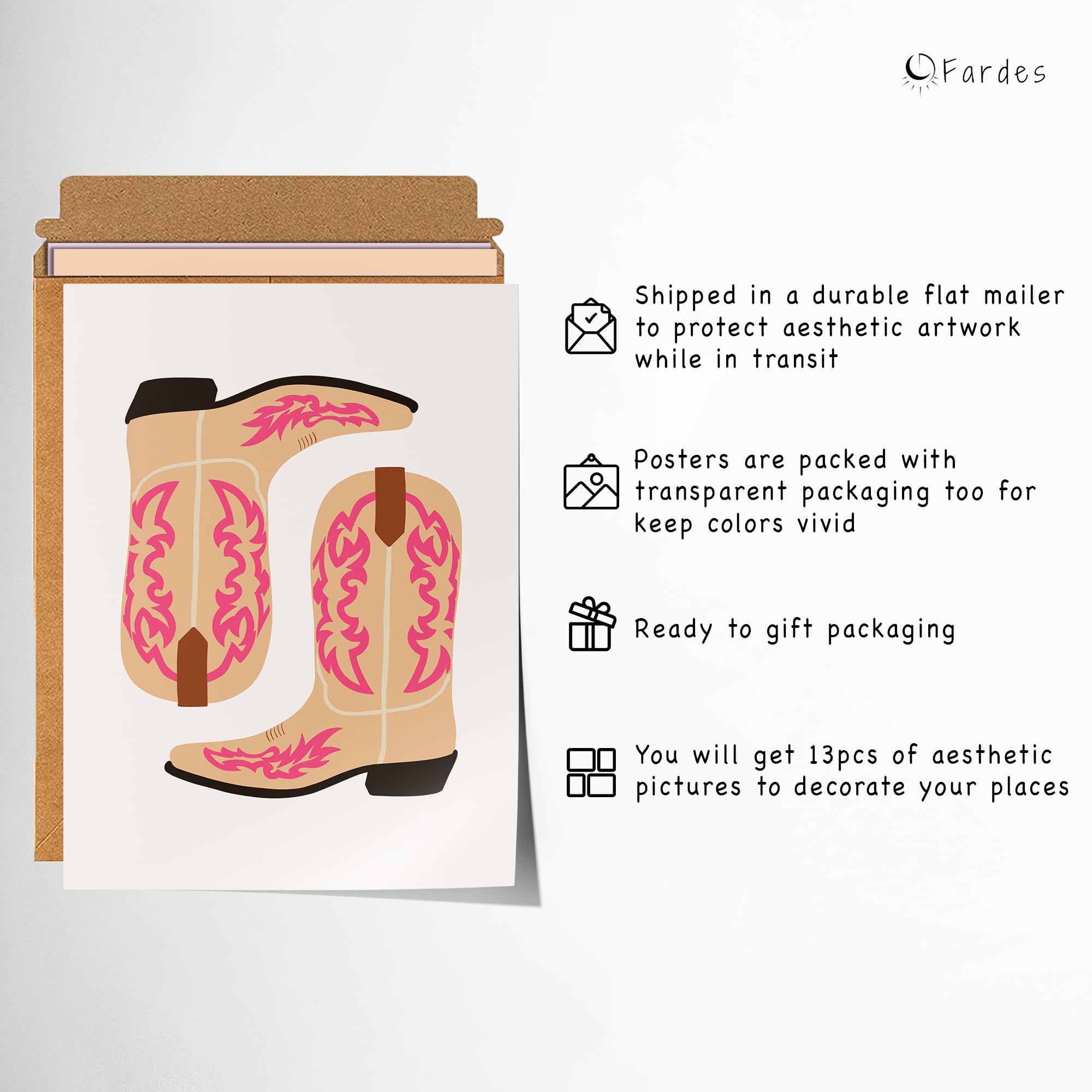 Preppy Aesthetic Wall Collage Kit â€?Cute Posters for Girls' Bedroom Decor