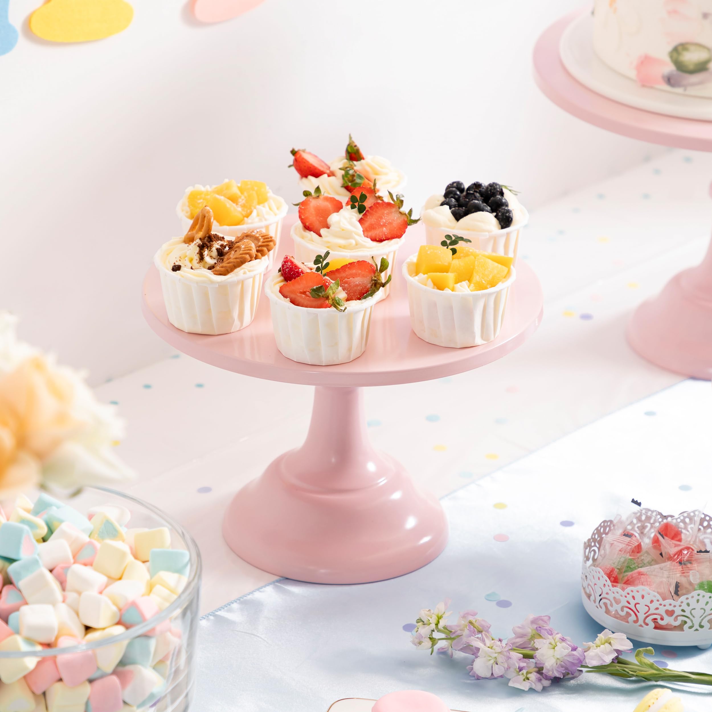 Cake Stand, Cake Stand Set Disc Diameter 8" 10" 12", Perfect Dessert Table Display Set, 3 Pcs