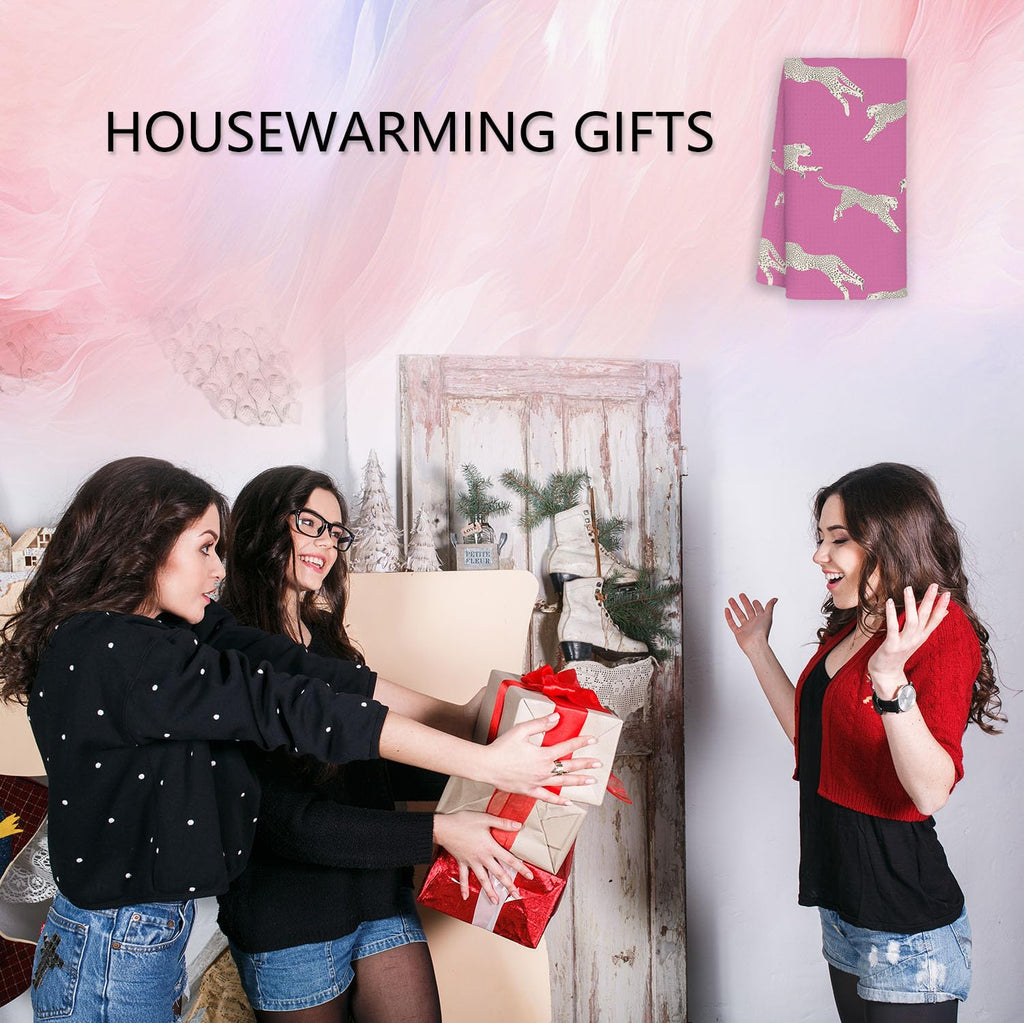 Retro Bathroom Kitchen Decor, Preppy Hand Dish Tea Towels 16×24 Inch