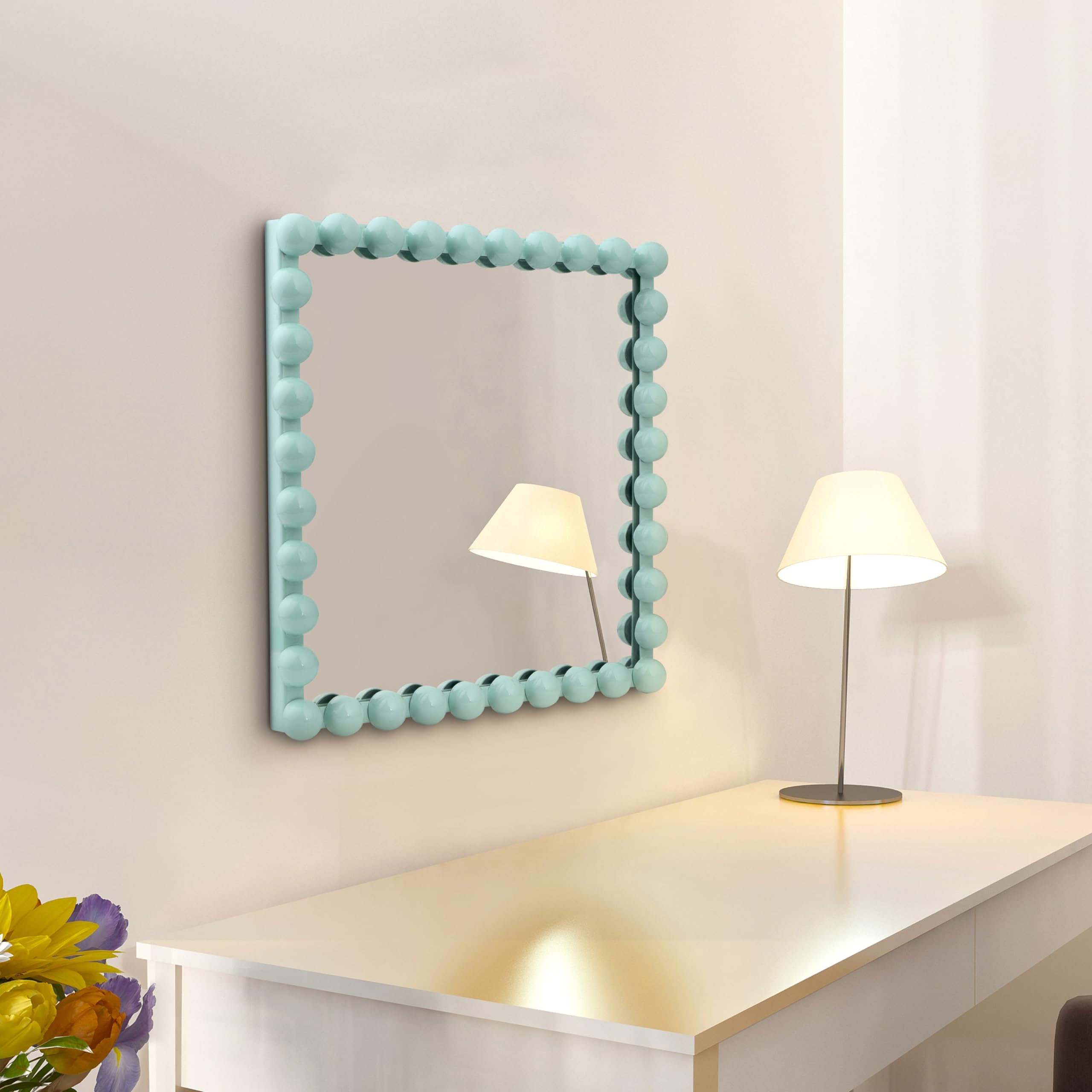 Wall Maunted Mirror, Metal Frame