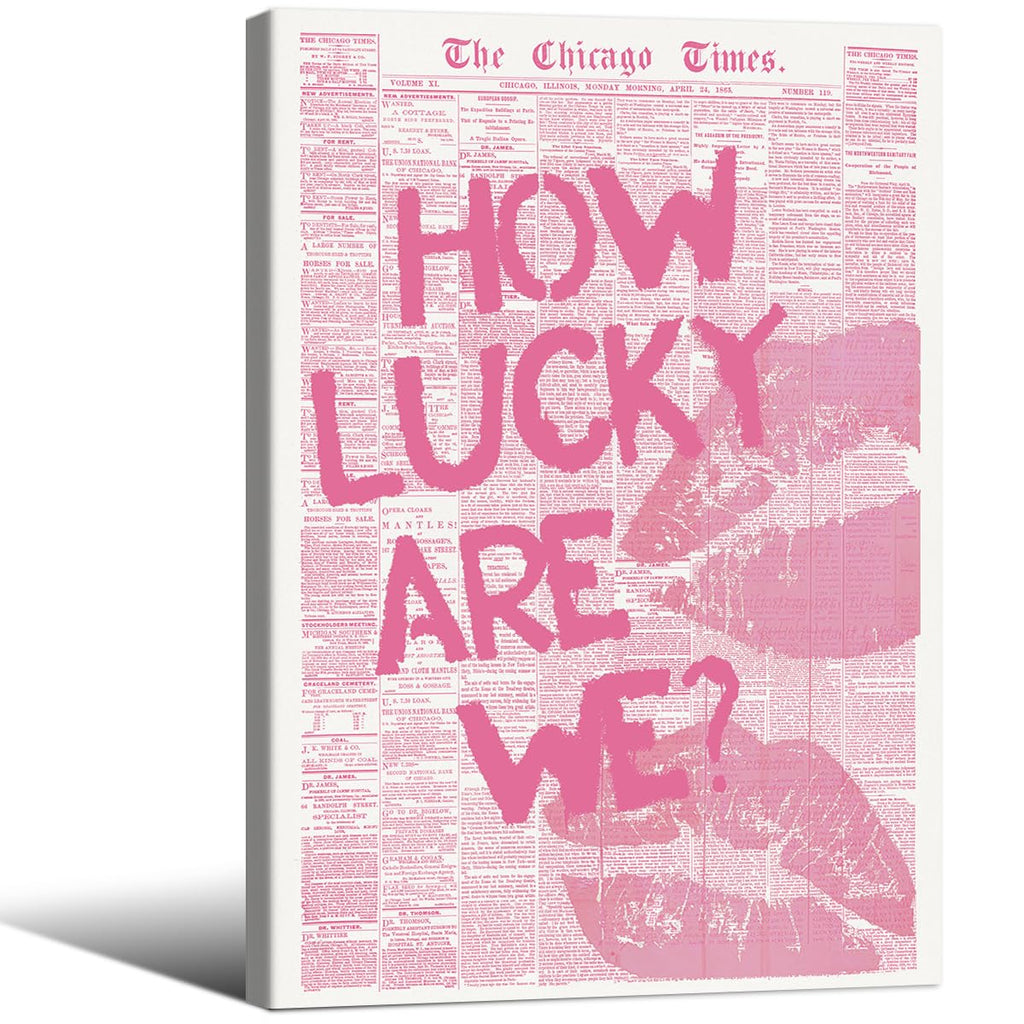 Wall Art Retro NewsPaper Posters Print Unframed or Framed Funky Preppy Apartment Room Dorm Decor