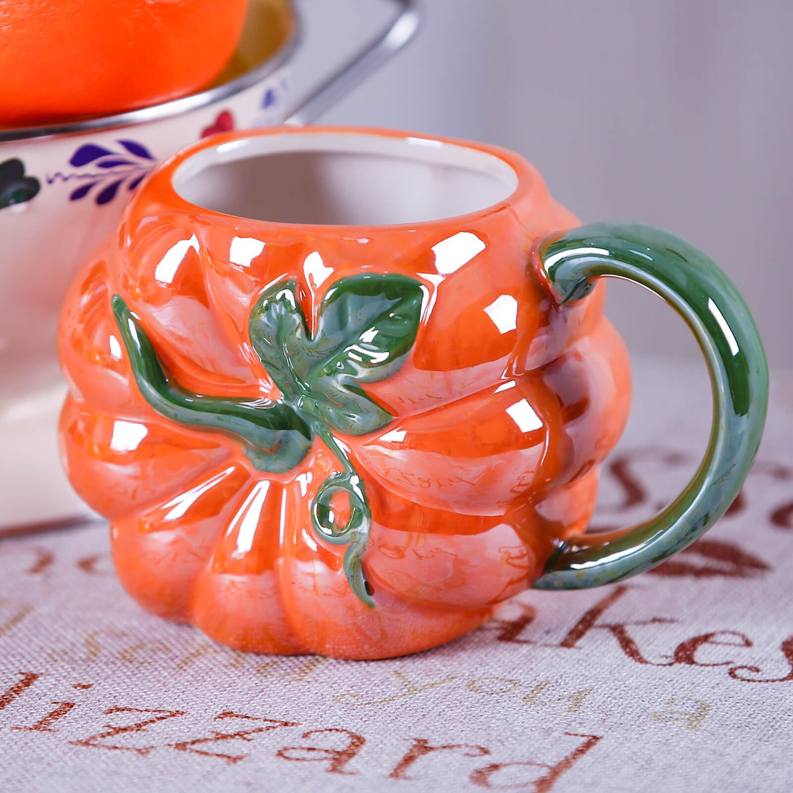 Ceramic Creative Porcelain Fruit Cup with Handle