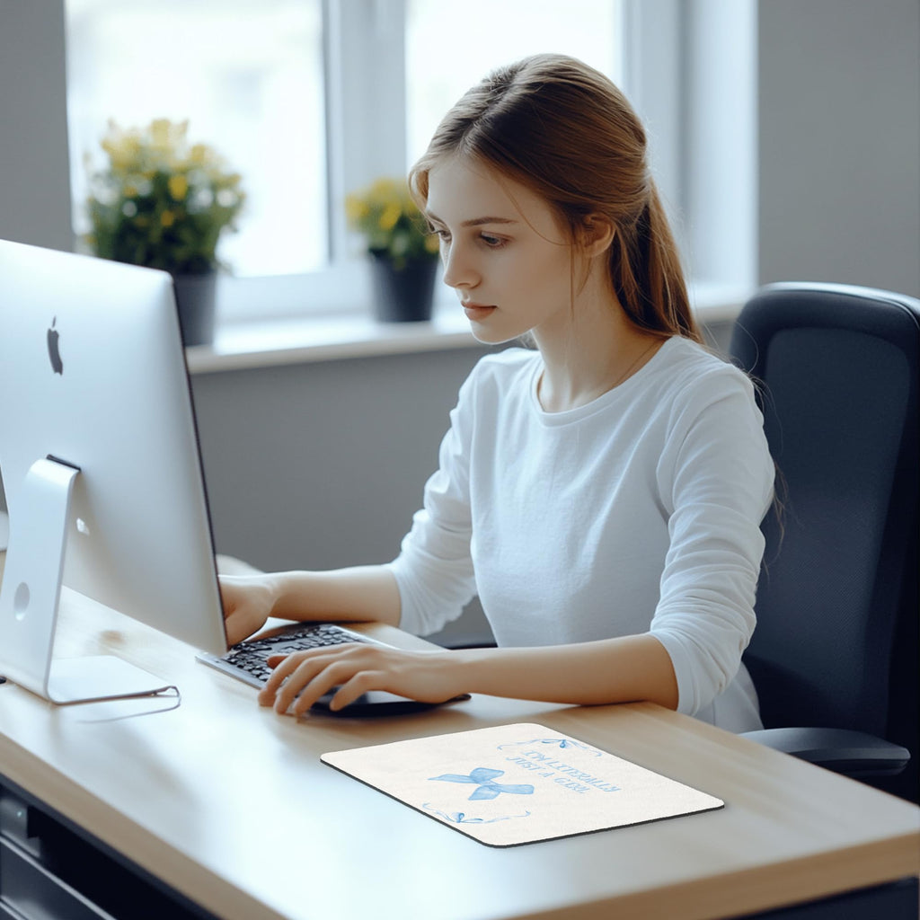 Coquette Mouse Pad, 9.5x8 Inches