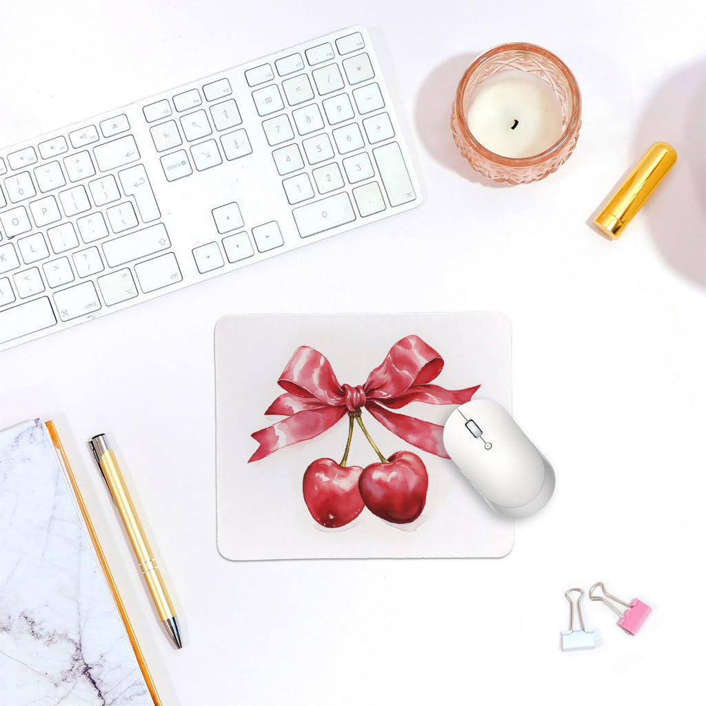 Coquette Bow Mouse Pad, Trendy Mouse Pad, Preppy Cute Mouse Pad for Desk Home Office & Gaming, 9.5x7.9 inches