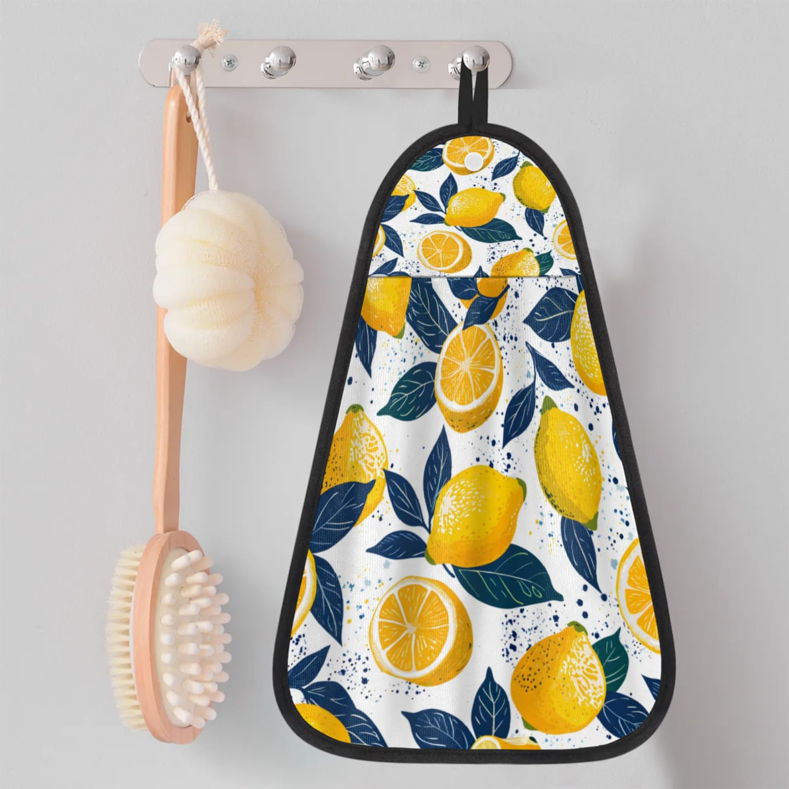 Hand Towels for Bathroom Quick Absorbent Hand Towel with Hanging Loop Washcloths for Kitchen Laundry Decor