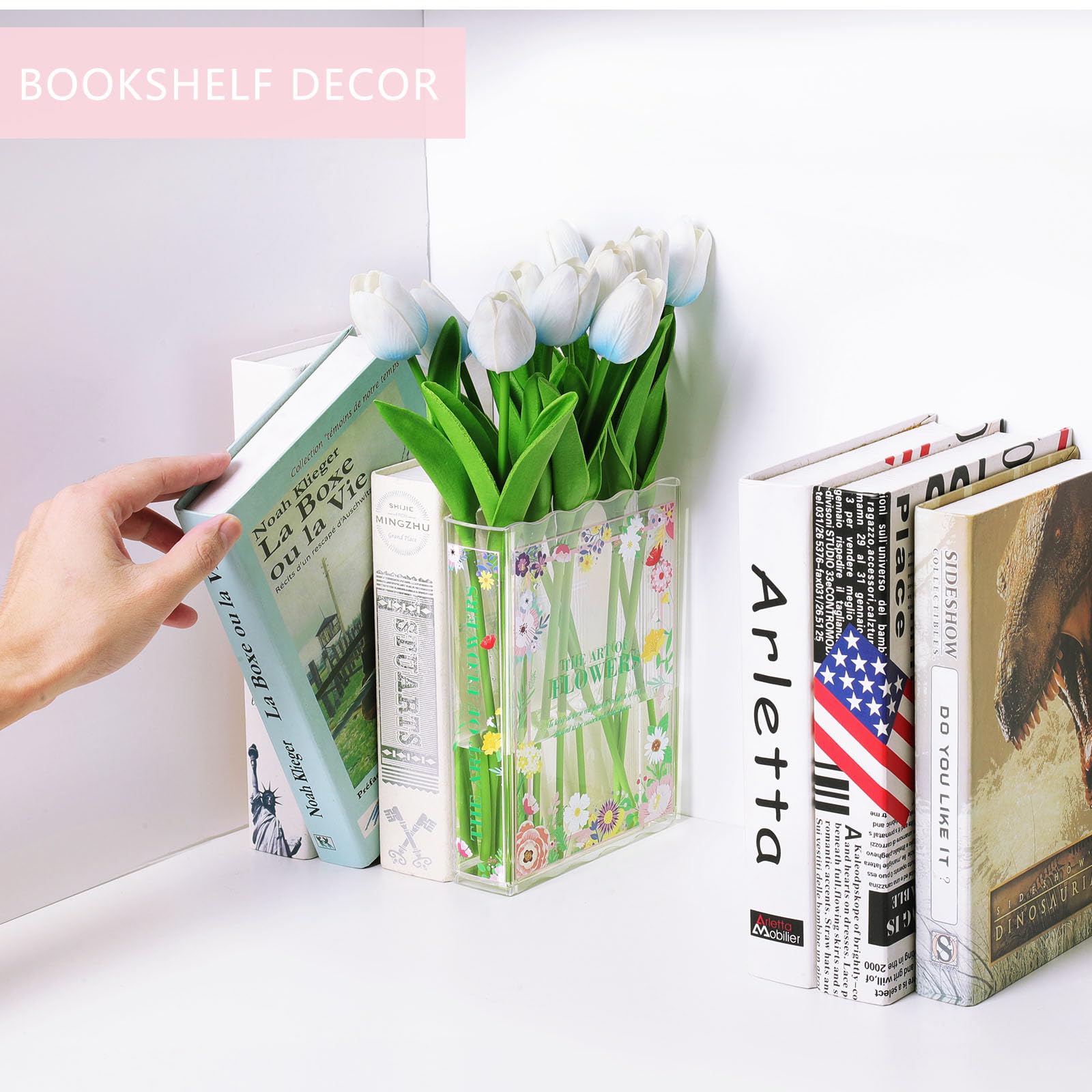 New Book-Shaped Flower Vase â€?Aesthetic Decor