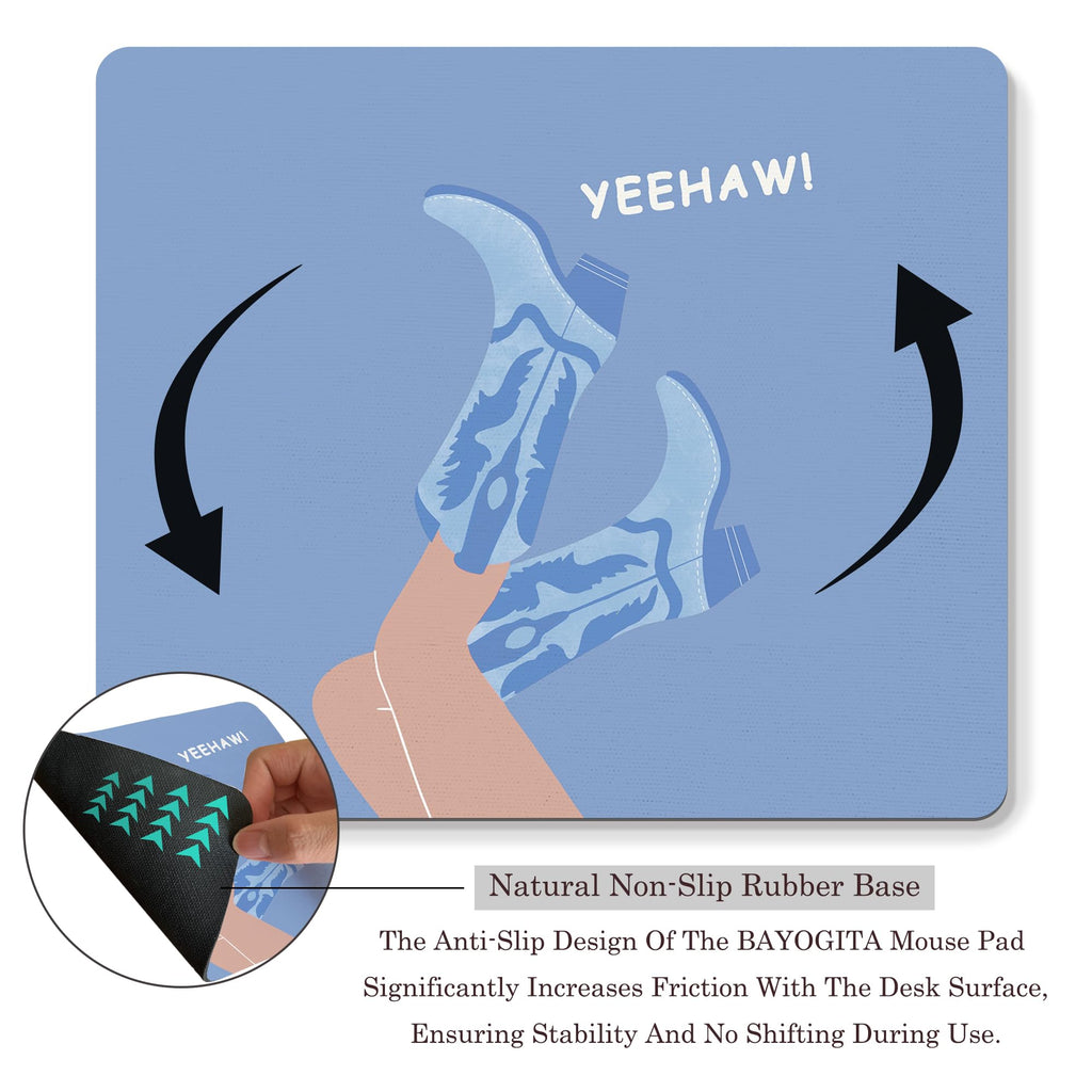 Coquette Mouse Pad, 9.5x8 Inches