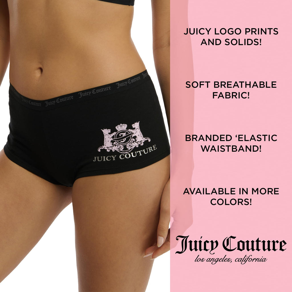 Juicy Couture Women's Cotton Underwear Set 5 Pack