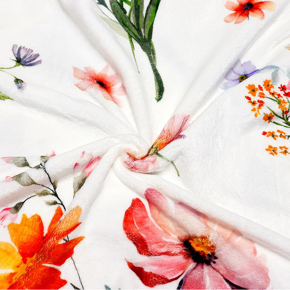 Super Soft Cozy Throw Blanket Flannel Fleece Lightweight Fuzzy Comfy Blankets for Couch Sofa Bed