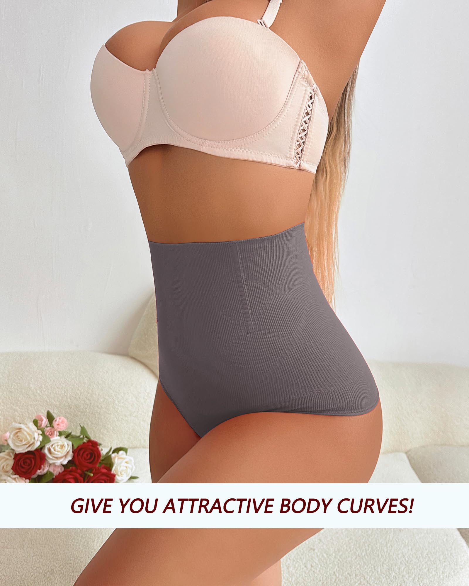 Shapewear Thong Shapewear Tummy Control Thong Shapewear for Women Stomach Girdle Thong Body Shaper Seamless Underwear