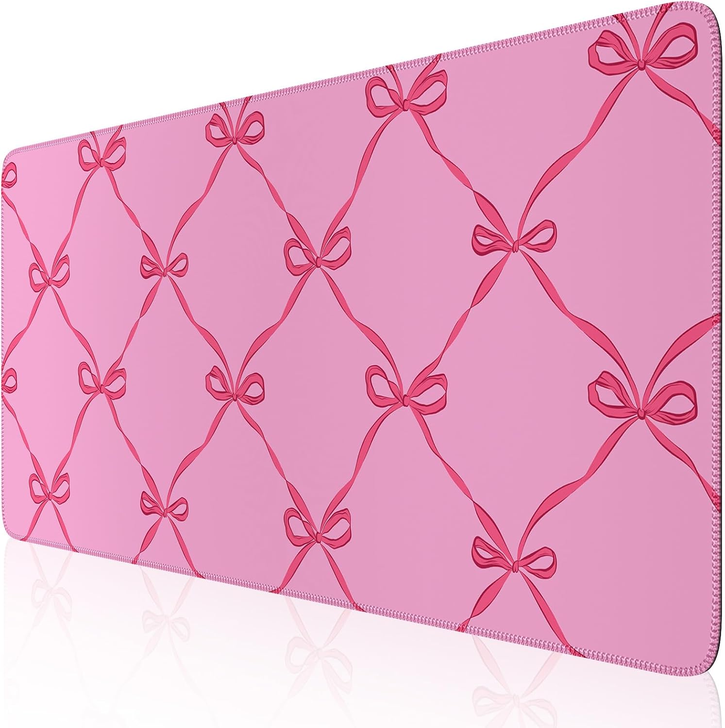 Desk Mat for Keyboard and Mouse, Large Mouse Pad for Desk, Desk Matt for Desktop, Desk Pad Mat, Anti-Slip Big Mousepad with Stitched Edges for Computer