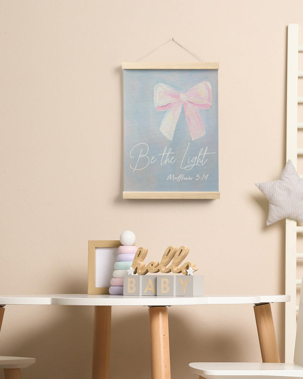 Trendy Preppy Poster Hanger Frame, Aesthetic Wall Art Decor