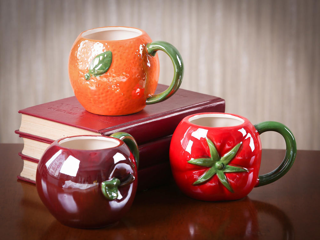 Ceramic Creative Porcelain Fruit Cup with Handle