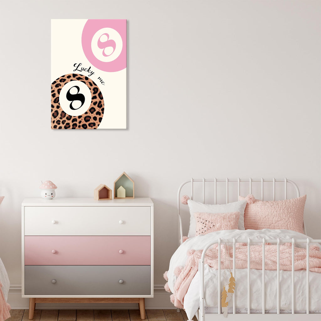 Pink Set of 3 Leopard Wall Art Prints Trendy Girly Cheetah Print Poster for Home Decor 16X24 in Unframed