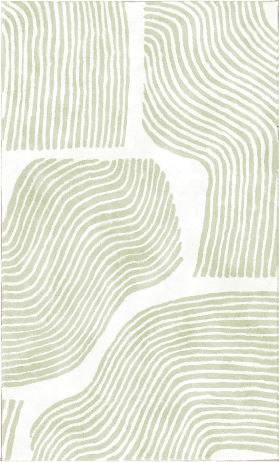 Zen Garden Area Rug - Ultra Soft Area Rug, Non Slip, Stain Resistant Living Room Rug, Washable Area Rugs for Living Room, Rugs for Bedroom