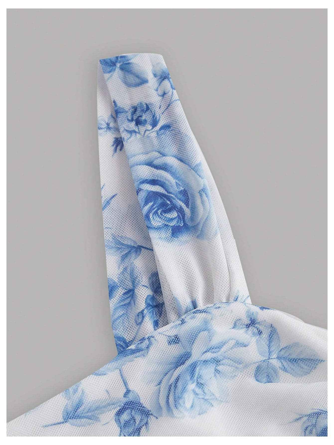 Women's Floral Ruched Bodycon Summer Wedding Guest Dress Mesh Fishtail Cocktail Midi Sun Dresses