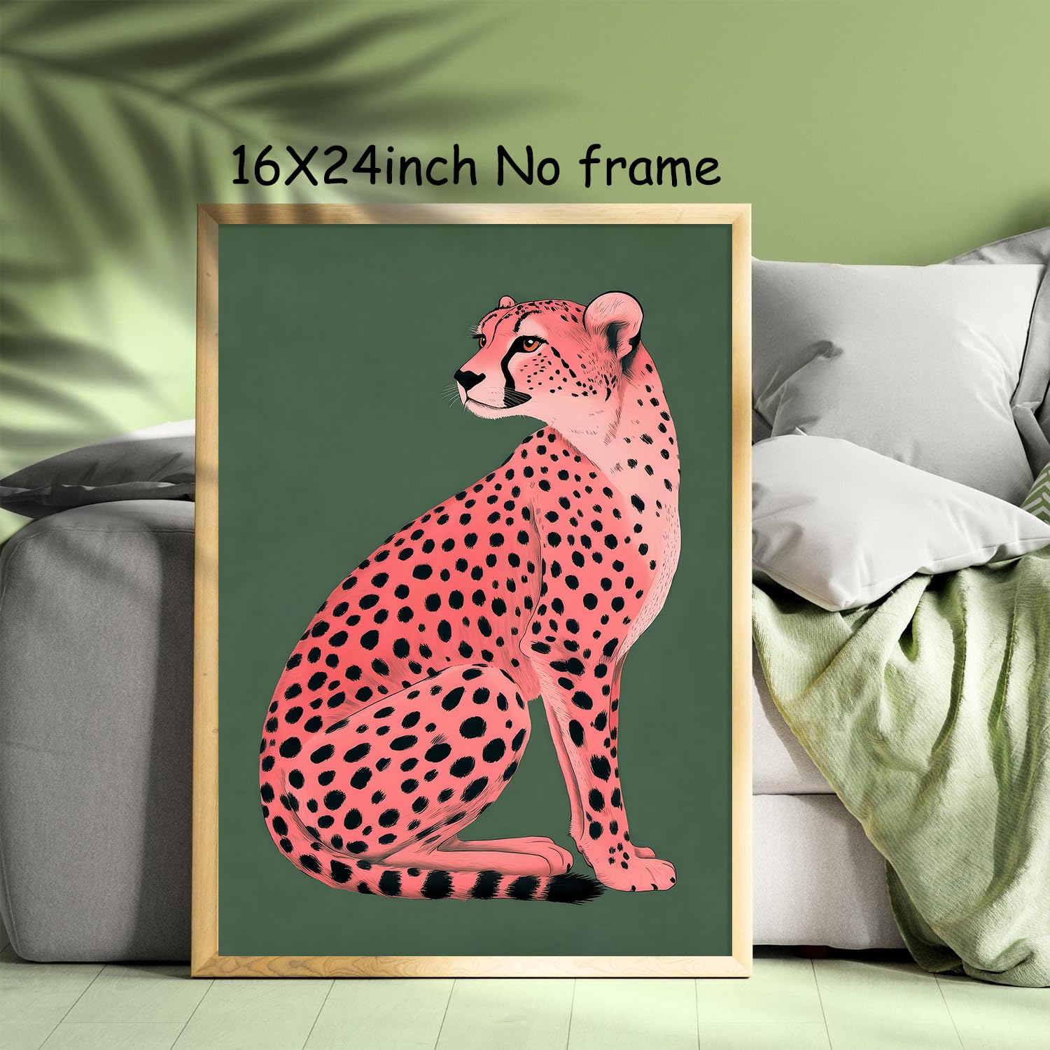 Wall Aesthetic Art - Animal Pictures Wall Decor Trendy Animal Art 16x24in Unframed