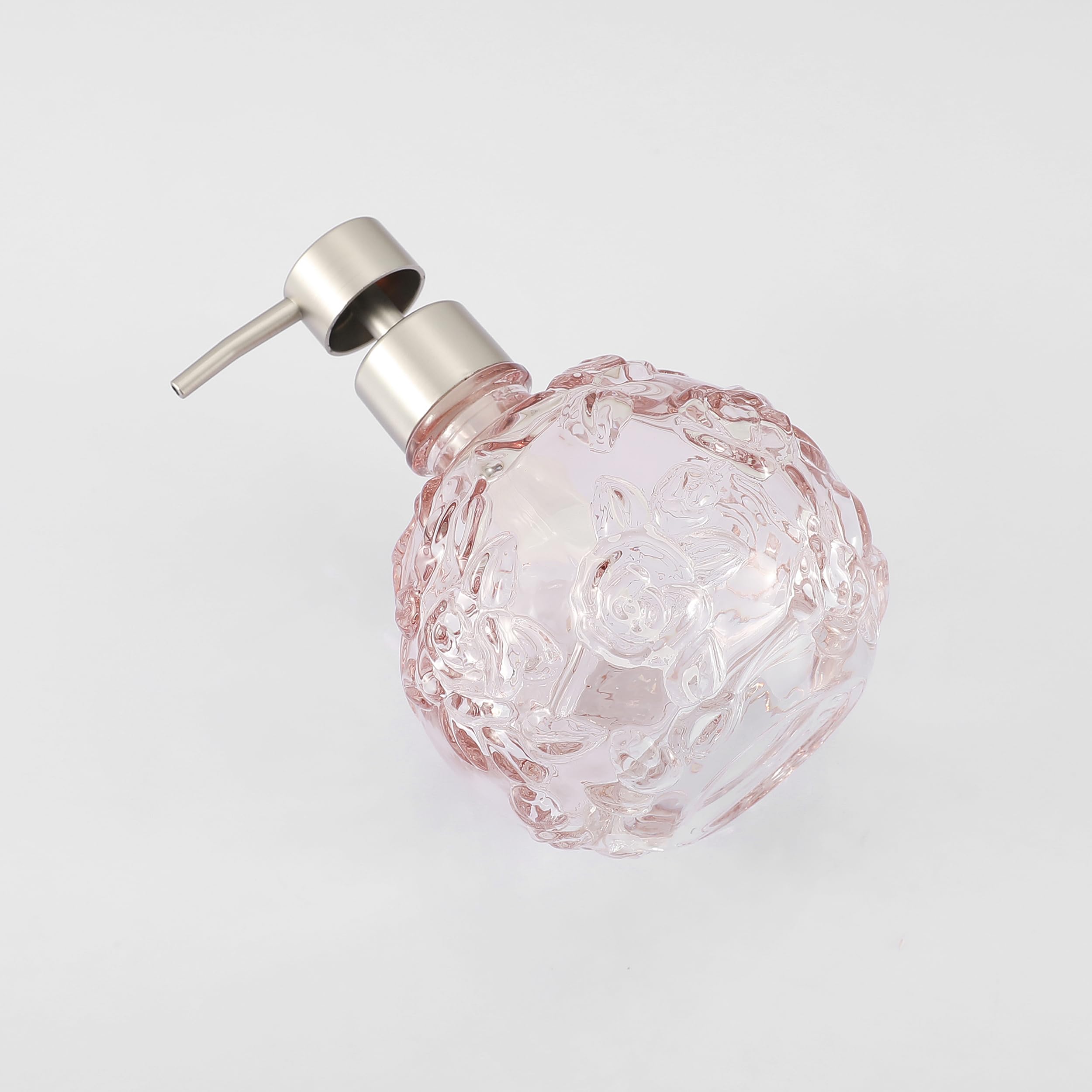 Glass Soap Pump Dispenser, Refillable Soap Dispenser