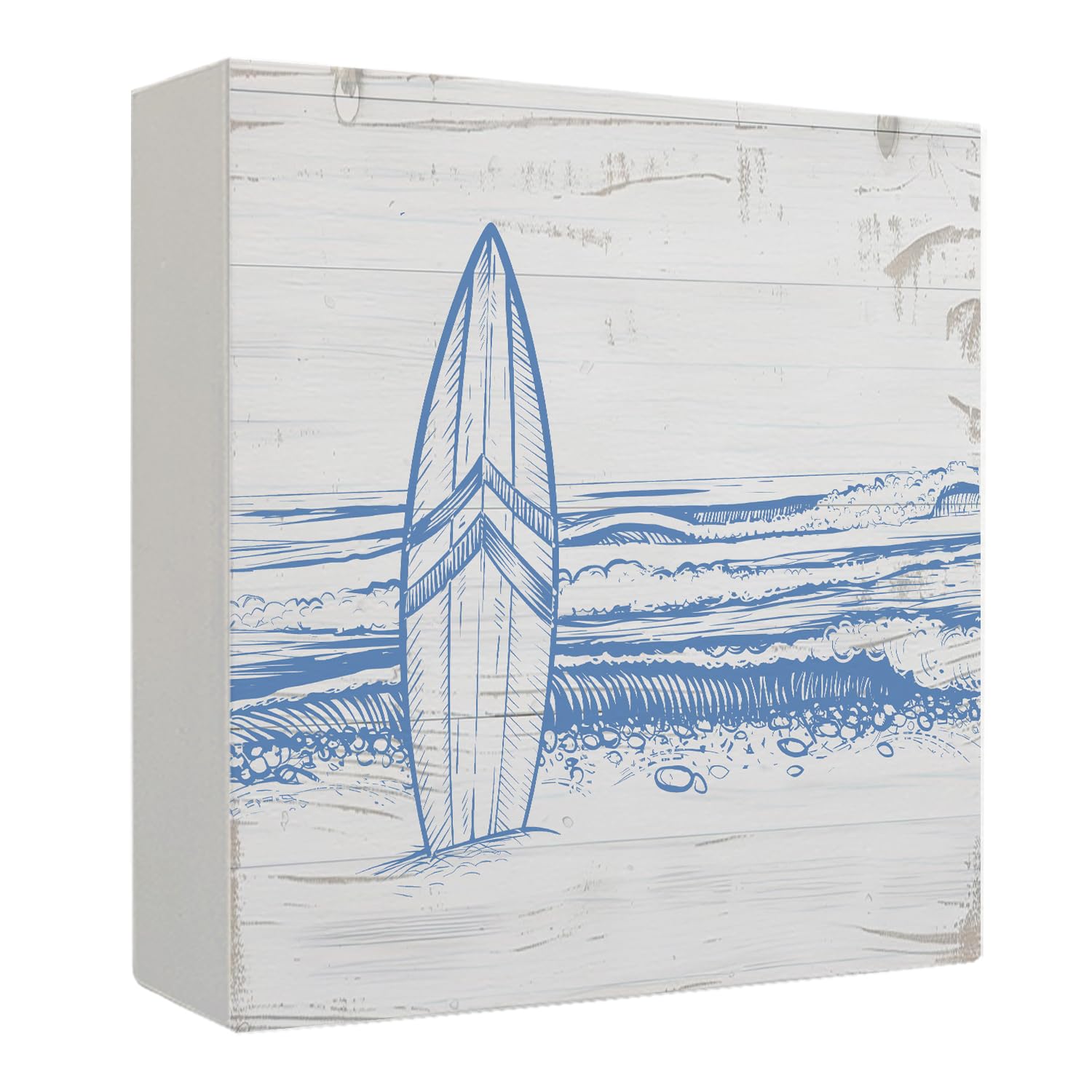 Coquette Pink Bow Champagne Wooden Box Sign, 5x5 Inch