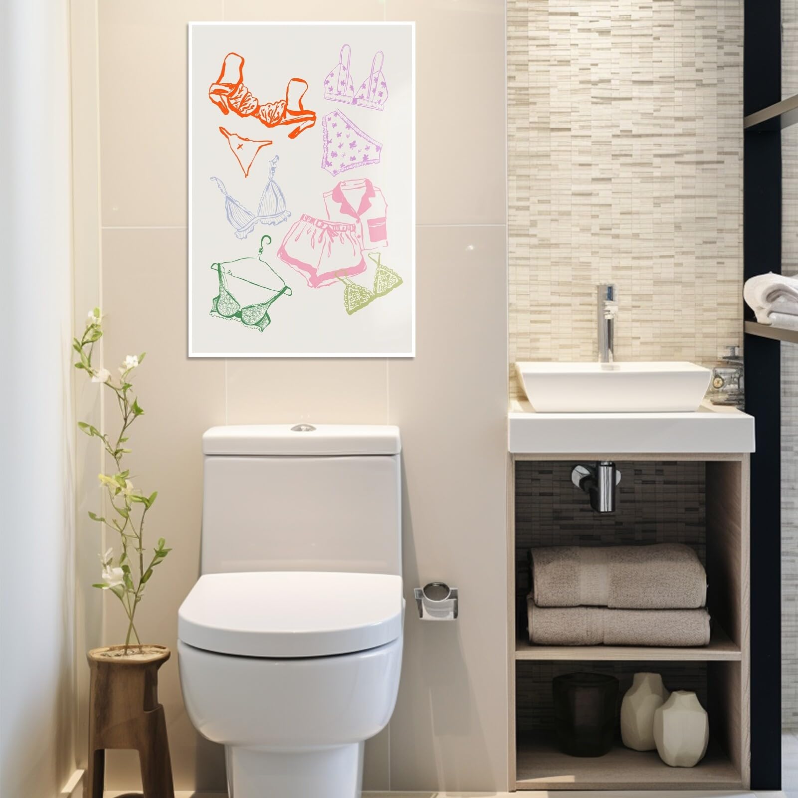 Ocean Inspired Aesthetic Print Coquette Wall Art Fun and Cute Decor