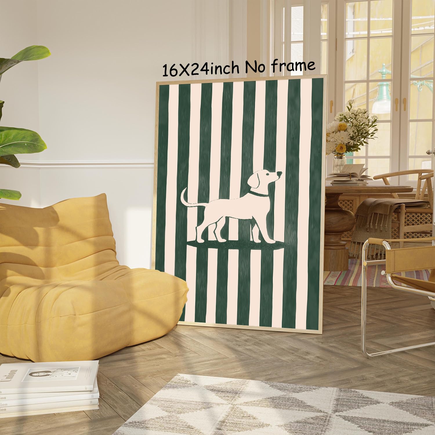 Wall Aesthetic Art - Animal Pictures Wall Decor Trendy Animal Art 16x24in Unframed