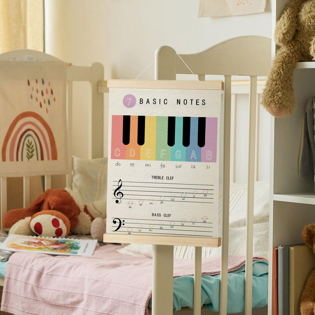 Coquette Teacher Wall Decor - Preppy Teacher Wall Art with Wooden Poster Hanger, for Office & Classroom, 12x16 Inch