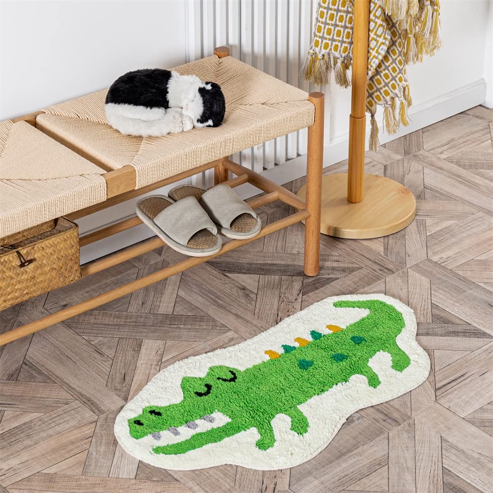 Shaped Rug Fruits Animals Bath Mat Area Rug Non-Slip Bathroom Door Mat for Bedroom Bathroom Kitchen Cartoon Area Rug for Bathroom Soft Bathmat Home Decor