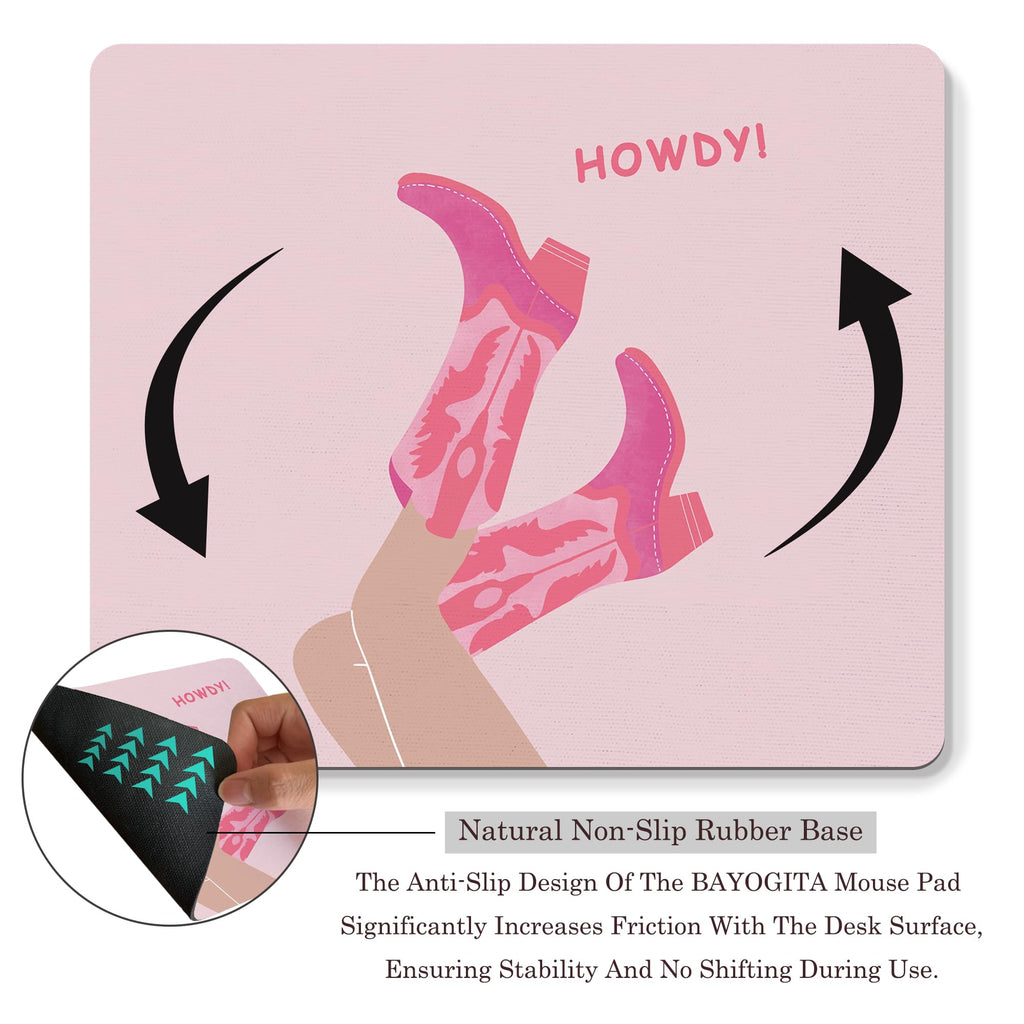 Coquette Mouse Pad, 9.5x8 Inches