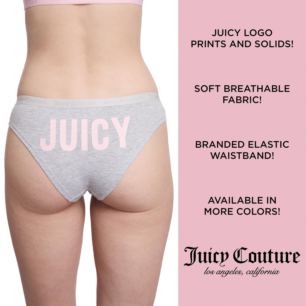 Juicy Couture Women's Cotton Underwear Set 5 Pack