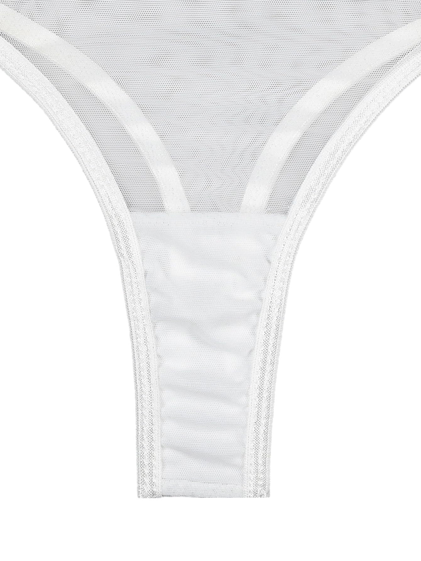 Sexy Mesh Sheer Push Up Lingerie Set