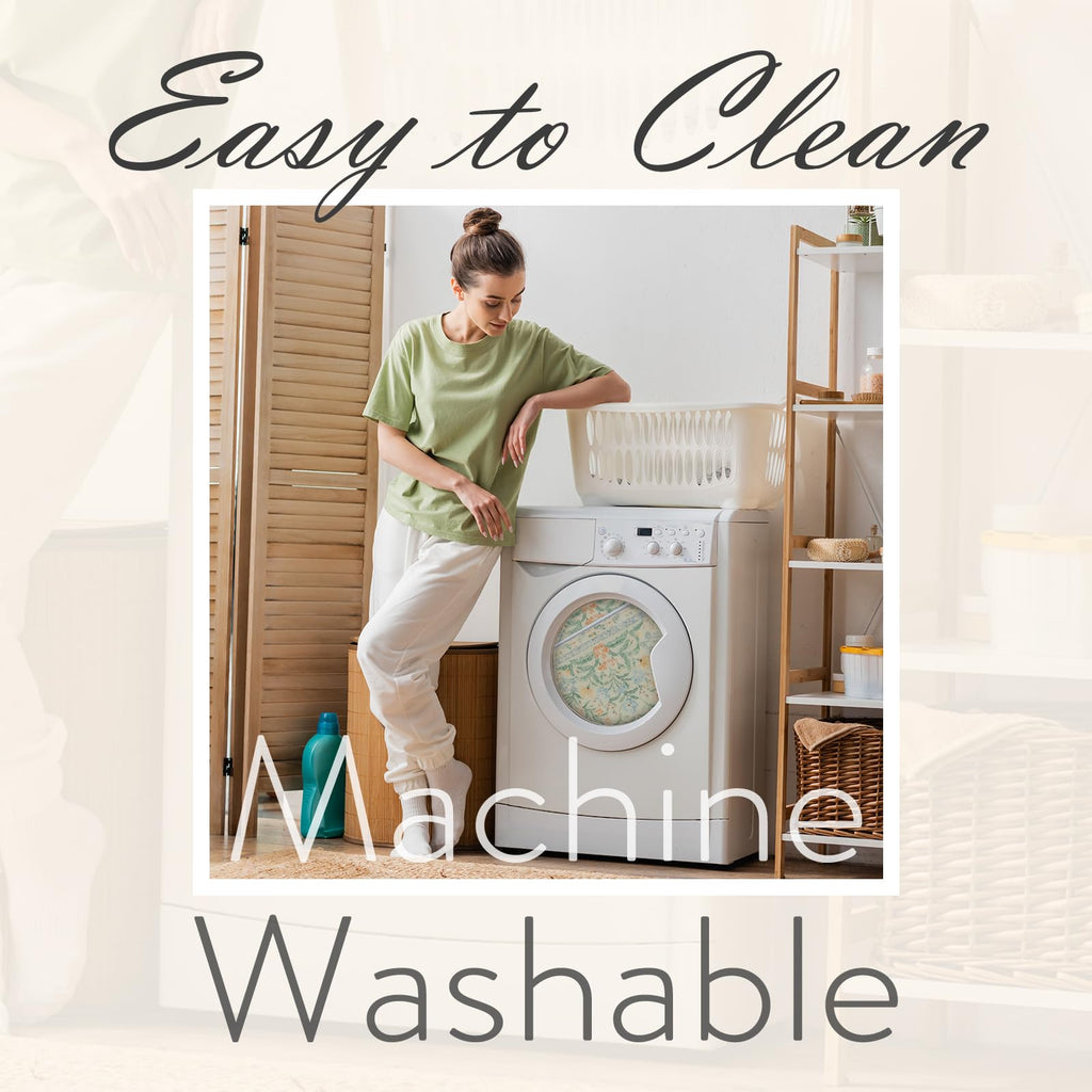 New Boho Floral Bath Rugs, Non Slip Washable Bathroom Rugs Fit Under Door, Ultra Soft and Absorbent Bath Mat