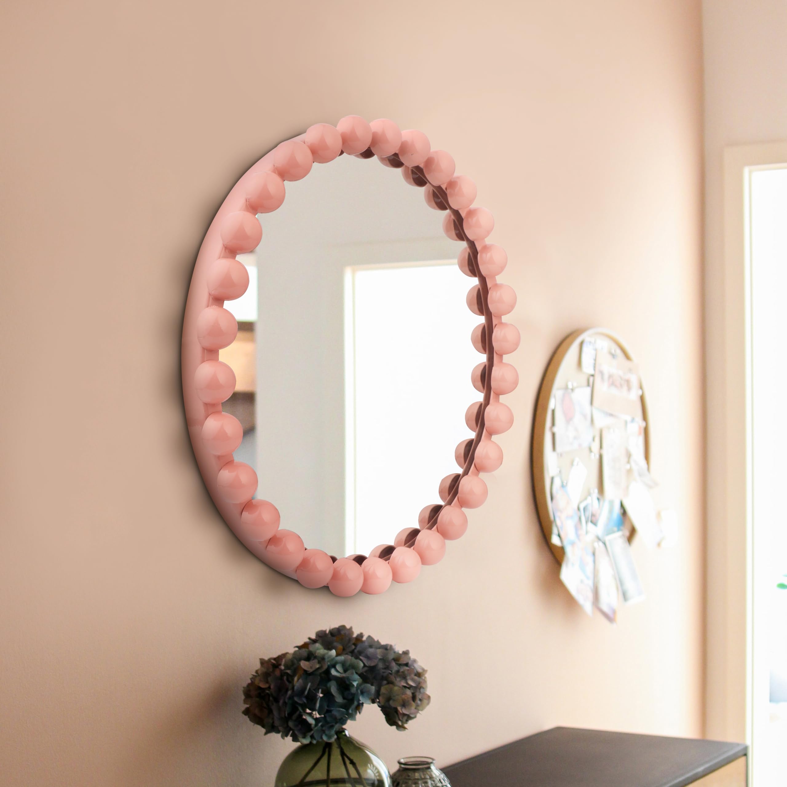 Wall Maunted Mirror, Metal Frame