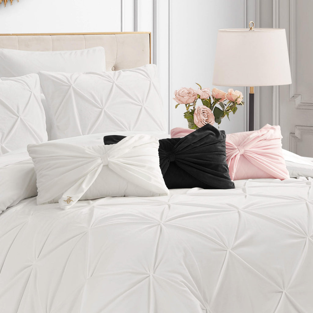 Juicy Couture Rectangle 1-Piece Living Room and Bedroom Décor, Decorative Accent, Premium Reversible Throw Pillow