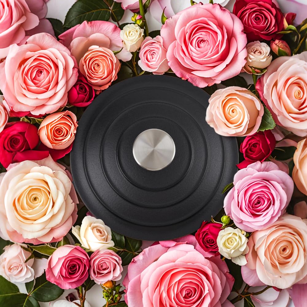 Enameled Cast Iron Dutch Oven with Lid - Big Dual Handles - Round Pot for Versatile Cooking 6 Quart