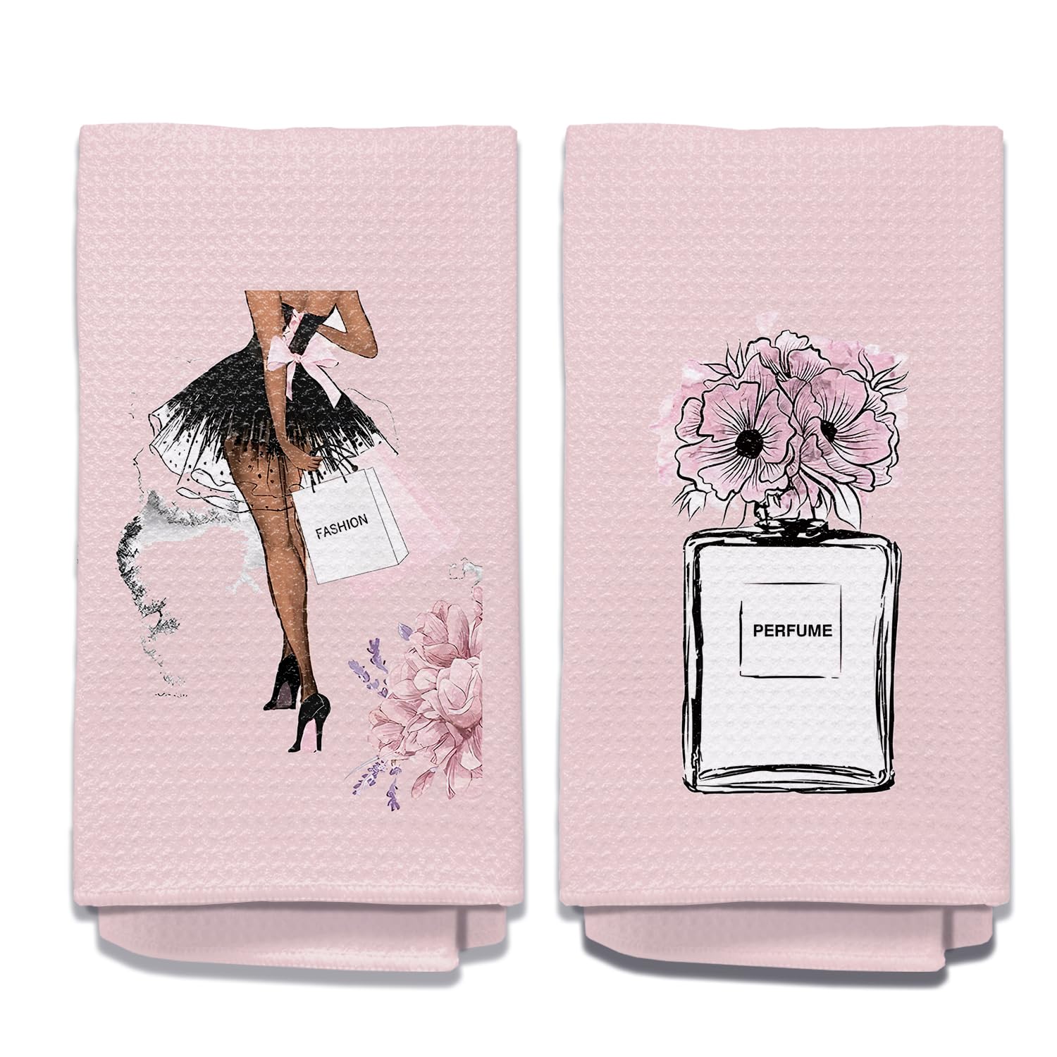 Pink Bathroom Accessories Pink Hand Towels for Bathroom Decorative Towels for Washroom Bath Towels