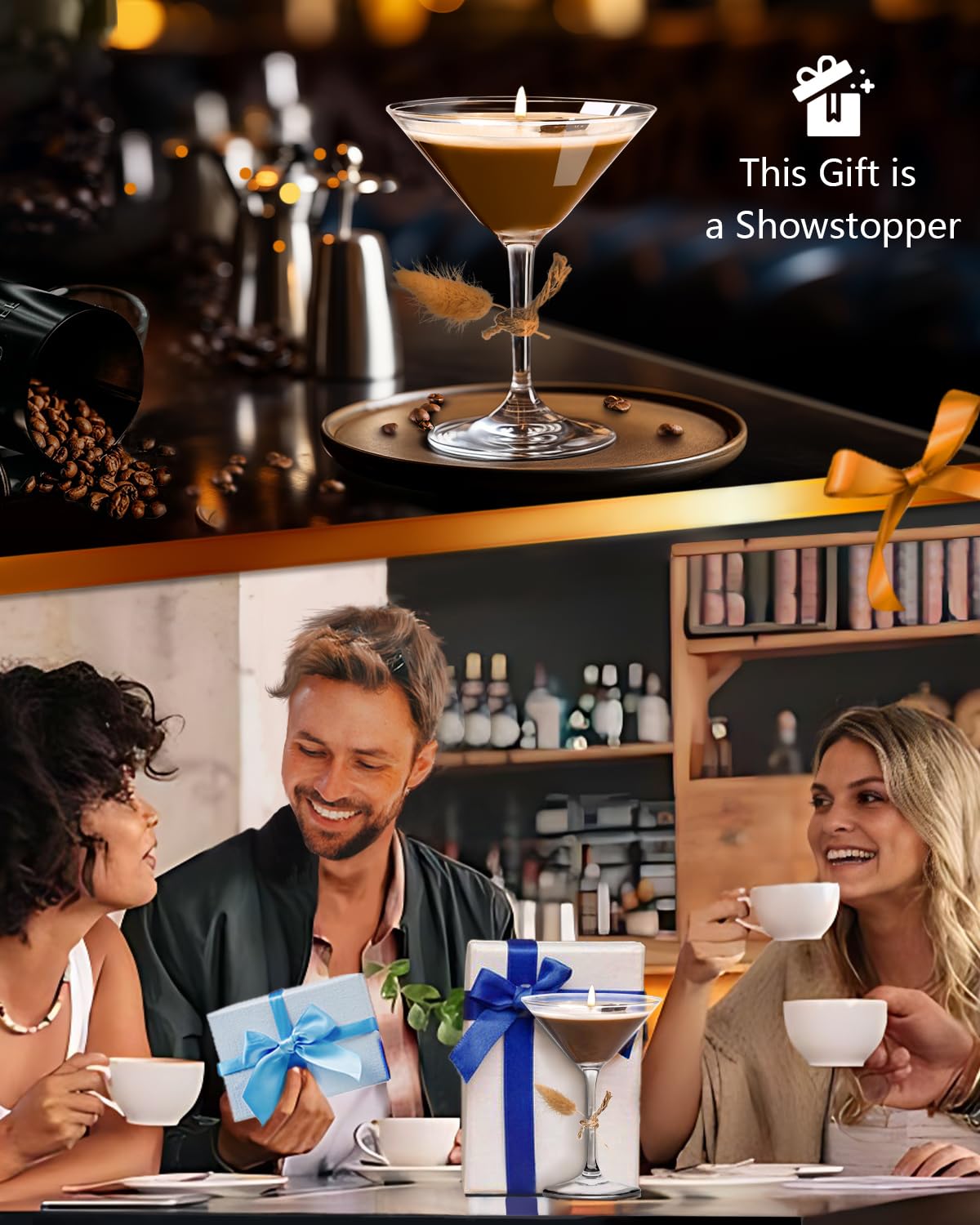 Martini Coffee Scented Candles